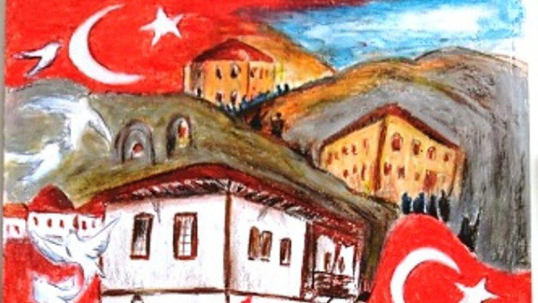 Amasya Tamimi'nin 100.Yılı Resim yarışması 1. Taşova'dan