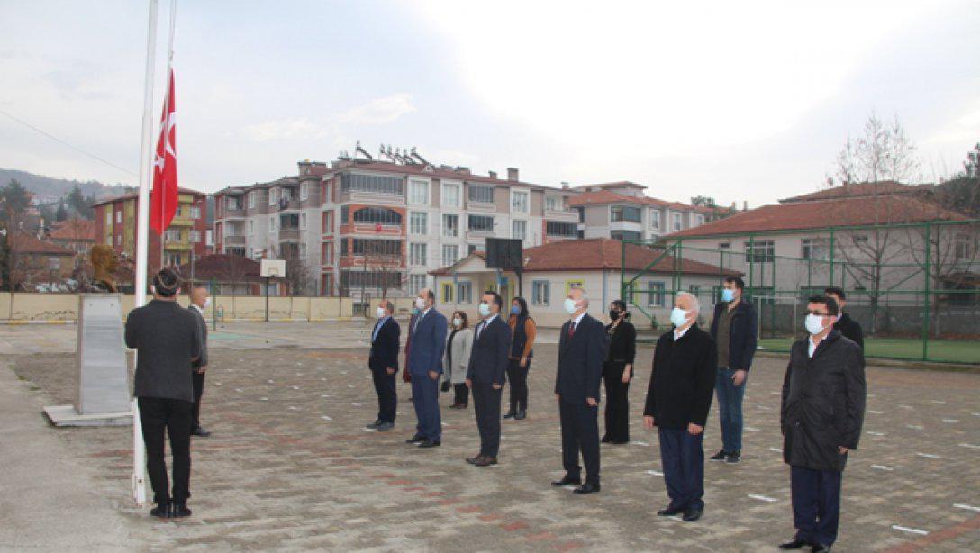 Taşova'da Bayrak Töreni Yapıldı