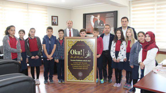 Atatürk Ortaokulu Öğrencileri Milli Eğitim Müdürümüzü Ziyaret Etti
