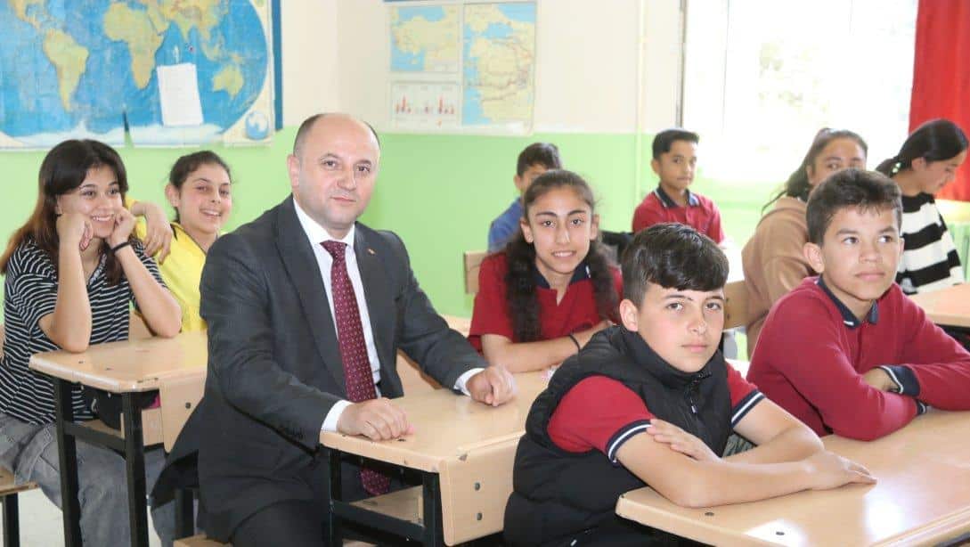 Milli Eğitim Müdürümüz Mustafa TÜMER köy okullarını ziyaret etti